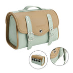 Side Saddlebag Tail Bag for Motorbike (Color Matching Green)