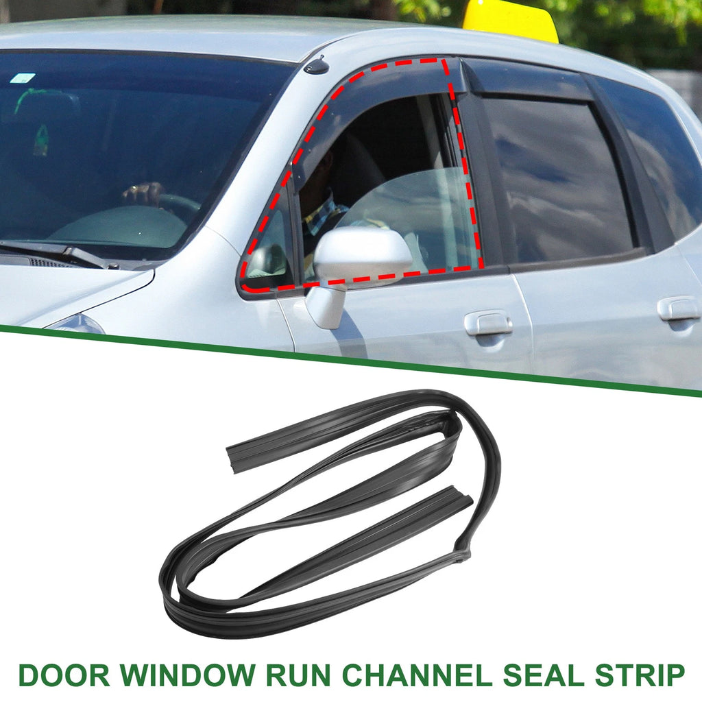 1Pc Front Left Door Window Run Channel Seal Strip for Honda Fit (2007–2019) No.72275TF0003
