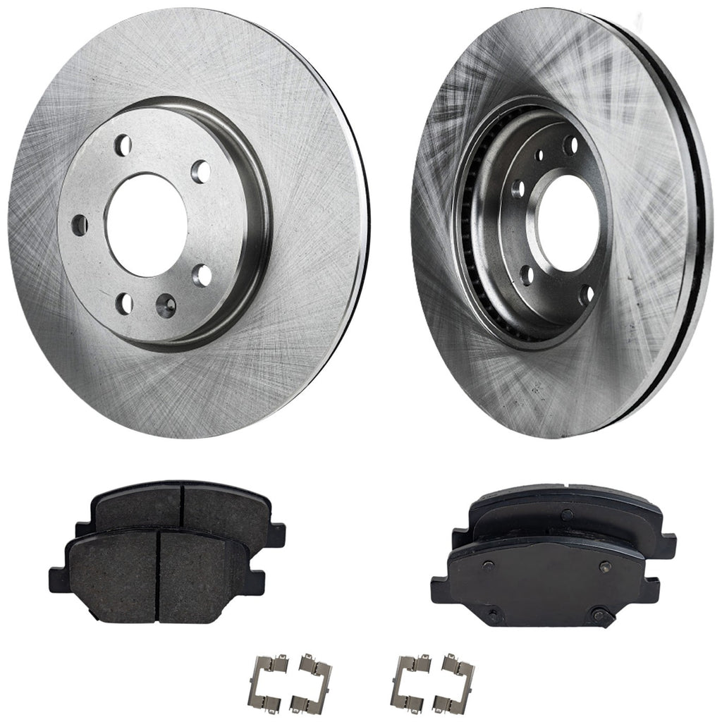Front Brake Disc Rotors and Pads Kit for Chevy GMC Terrain Buick LaCrosse (2018–2019)