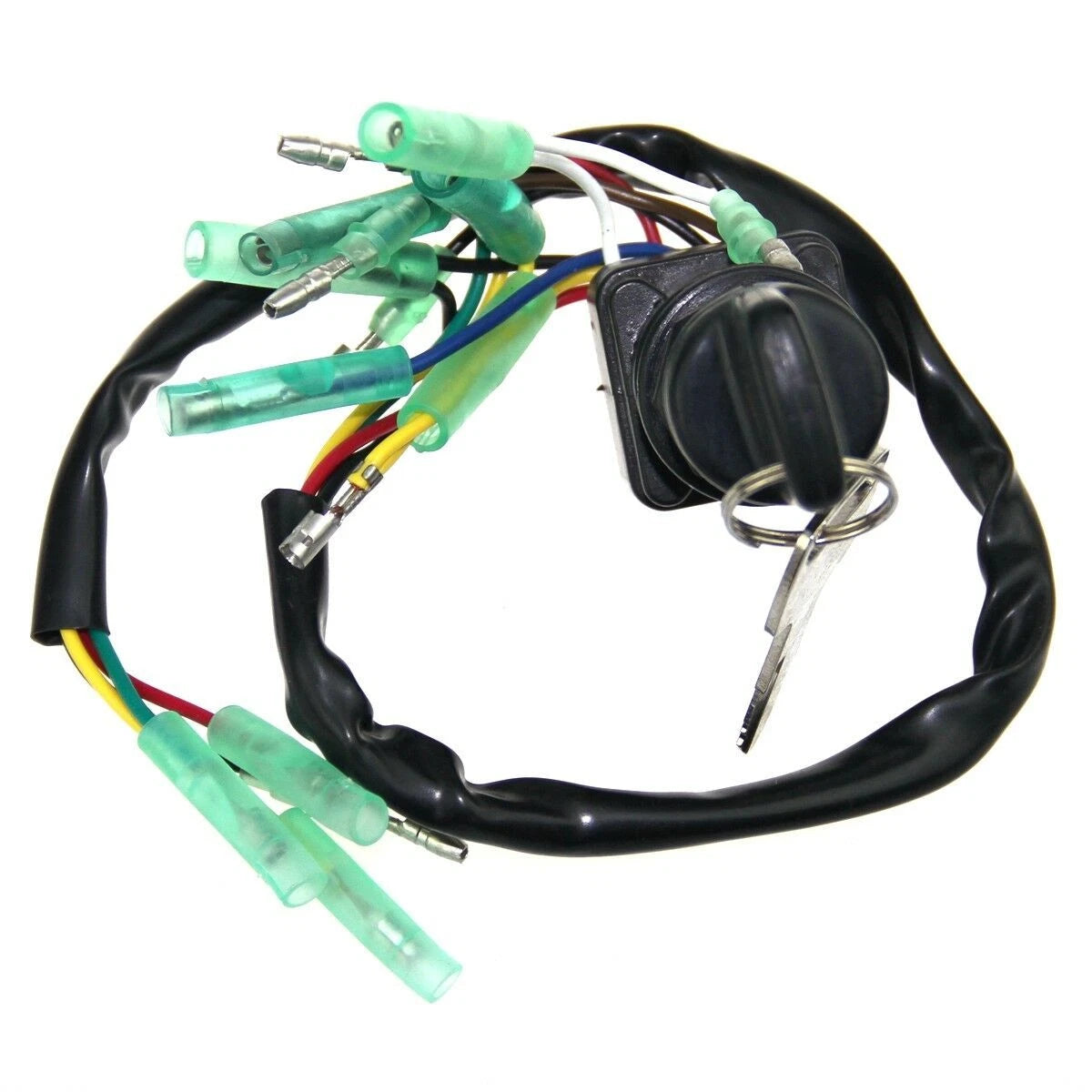 Ignition Switch Key Assembly for Yamaha Outboard Motor Control Box (703-82510-43)