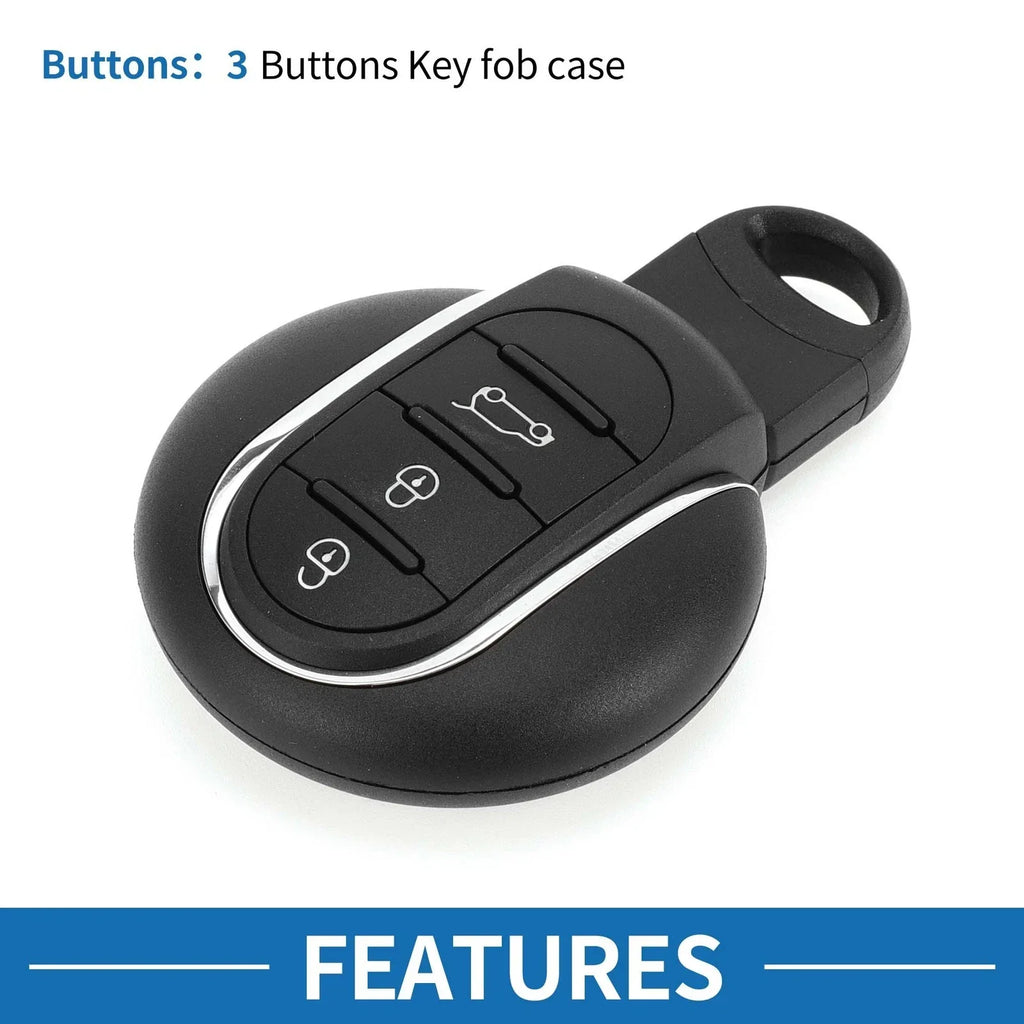 3 Buttons Keyless Entry Remote Fob Case for BMW Mini Cooper (2015 - 2017)