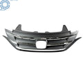 Front Hood Bumper Grille for Honda CR-V (2012–2014) Black Chrome