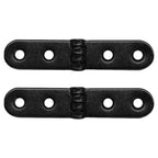 Rounded Corner Hinge for - 180-Degree Rotation, Pre-Drilled Holes
