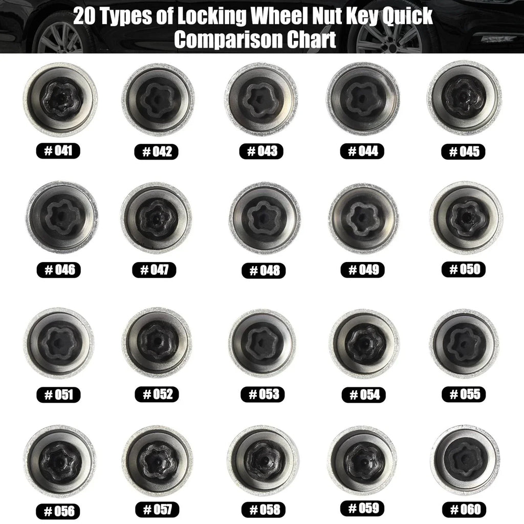 Locking Lug Nut Removal Key for BMW 3/5/7 Series