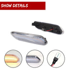 Sequential Clear Lens LED Side Marker Lights for Mini Cooper R60 R61 (2011–2016)