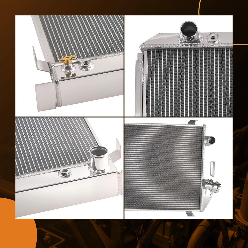 Aluminum 3-Row Engine Coolant Radiator for 1932–1932 Ford High-Boy (CC3132)