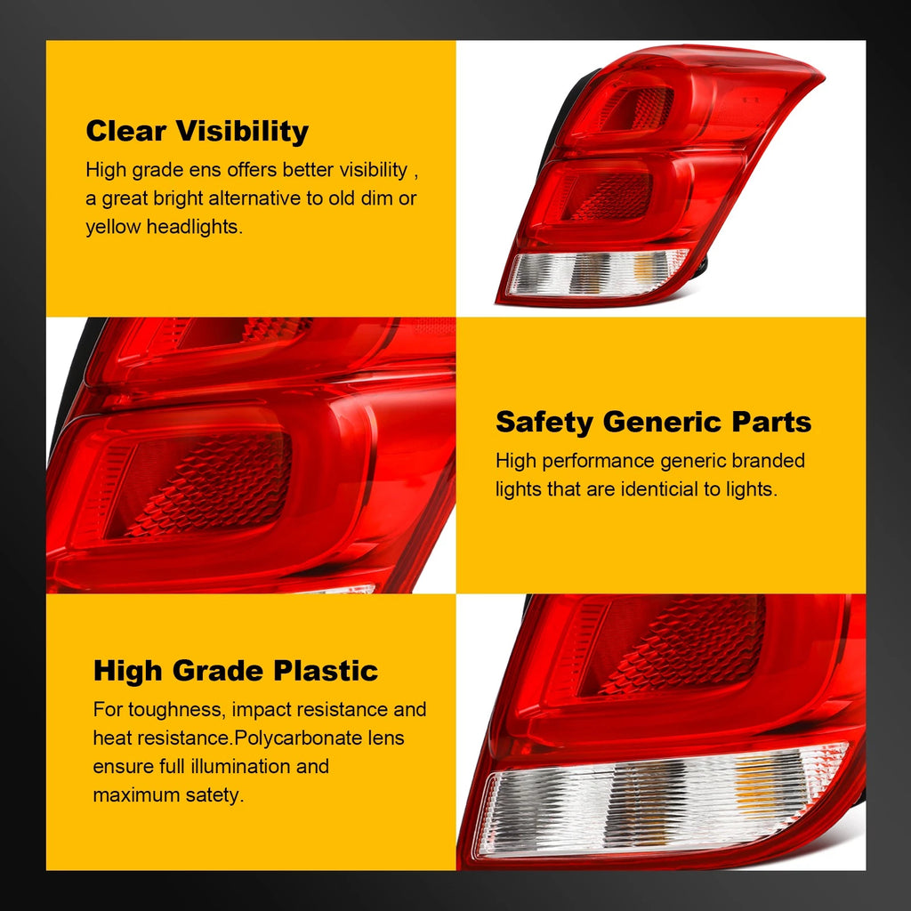 Passenger Side LED Tail Light for Chevrolet Trax (2017–2022)