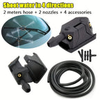 Windscreen Wiper Arm Washer Nozzle Jet for Car (8mm/9mm Width, 4mm Thickness)