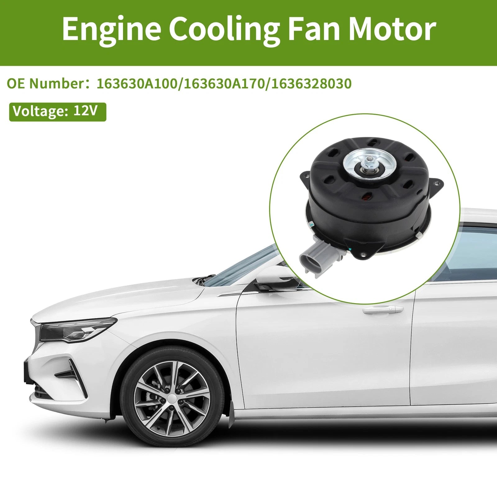 Engine Cooling Fan Motor No. 163630A100/163630A170 for Toyota Camry (2002–2006)