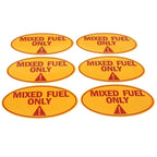 Mixed Fuel Only Sticker for Outdoor Power Equipment (4x2 inch)