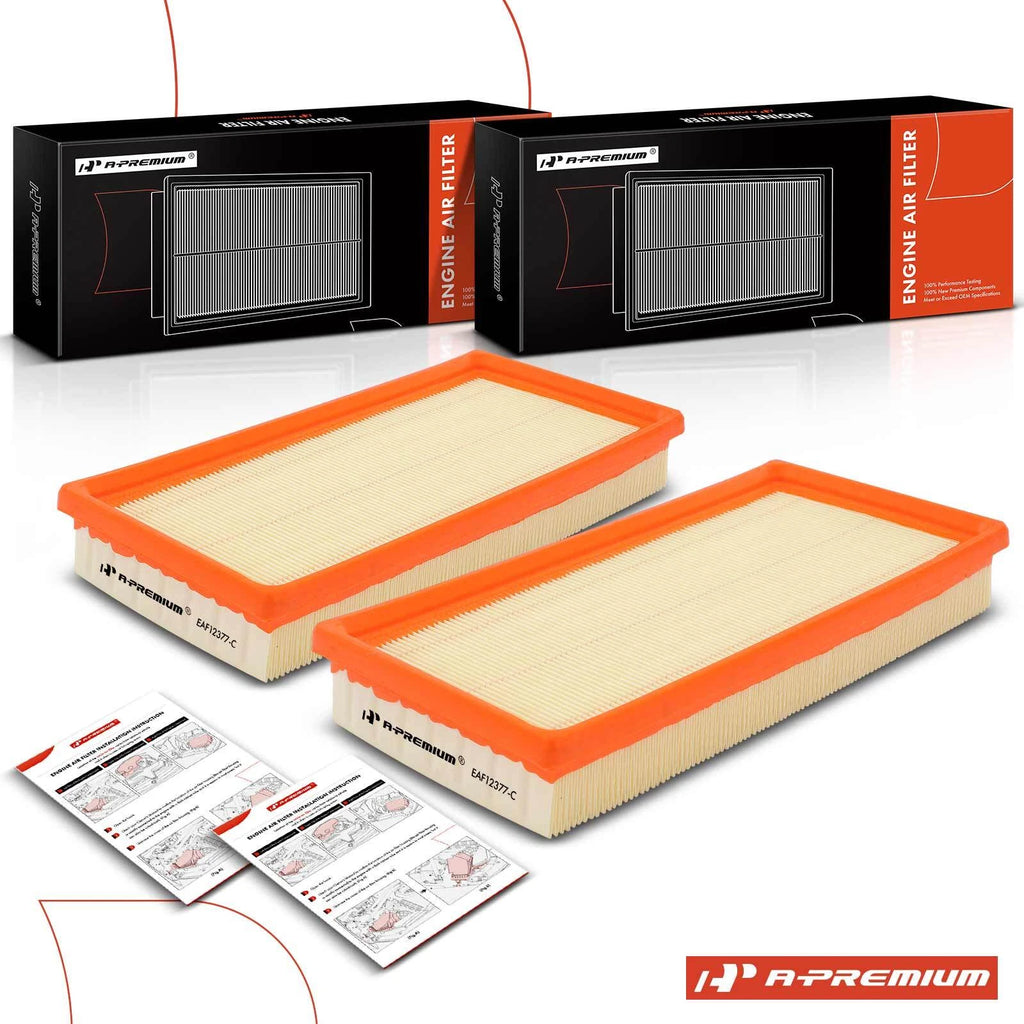 2X Engine Air Filter for Dodge Grand Caravan (1987–2000)