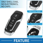 3X Keyless Entry Remote Fob Key Shell Case for Ford Mondeo (2014–2018)