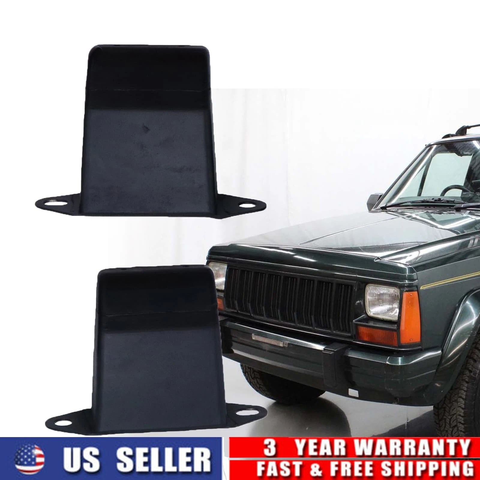 2pc Rear Suspension Bump Stop for Jeep Cherokee XJ (1984–1986) 4"