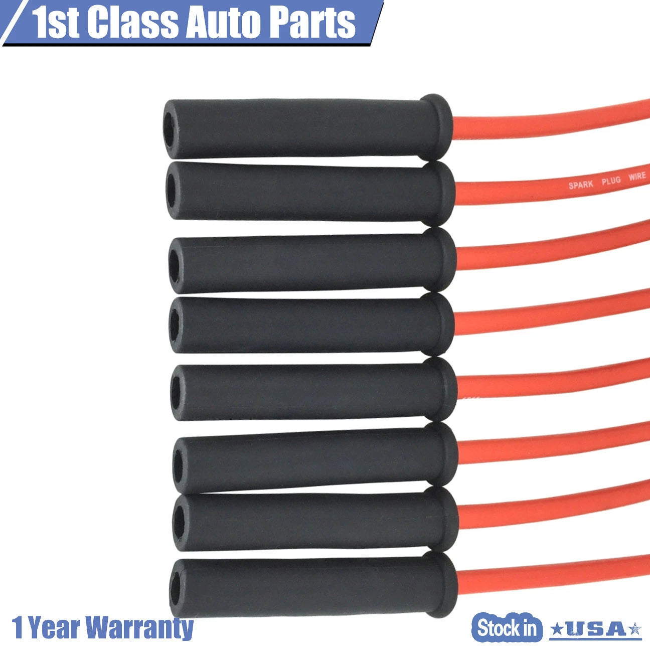 Spark Plug Wires for Chevy GMC Truck 4.8L 5.3L 6.0L (1996–2002)