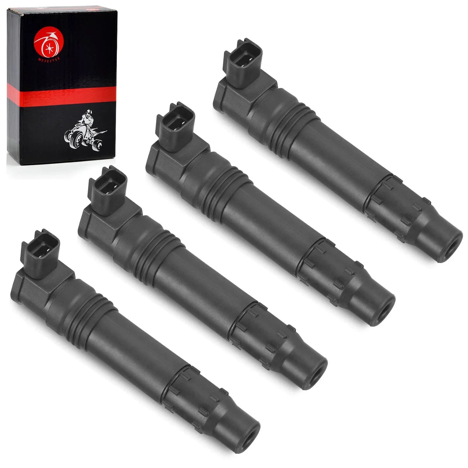 4 x Ignition Coils for Kawasaki Ninja 1000 ZX-12R/9R/1000/1200/900 (2000–2003)