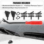 14 x Front Windshield Washer Nozzles Kit for Dodge Neon (2000-2005)