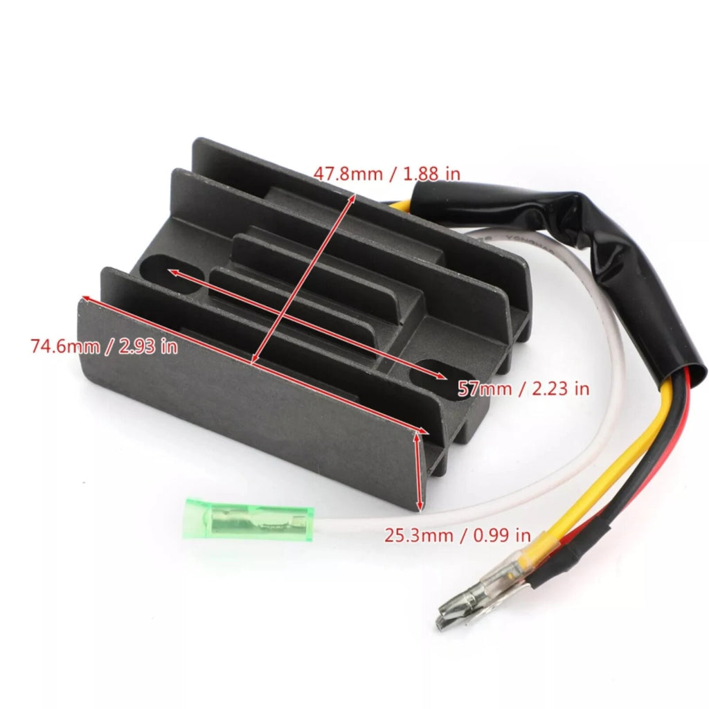 4-Wire Regulator Rectifier for Suzuki Outboard DF4A DF5 DF6A DF9.9 DF15A DF20A (1998–2023)