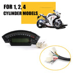 Universal Motorcycle Digital Speedometer 14000RPM Backlight Odometer