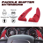 Red Aluminum Paddle Shifters for Dodge Charger Challenger Durango (2015-2024)