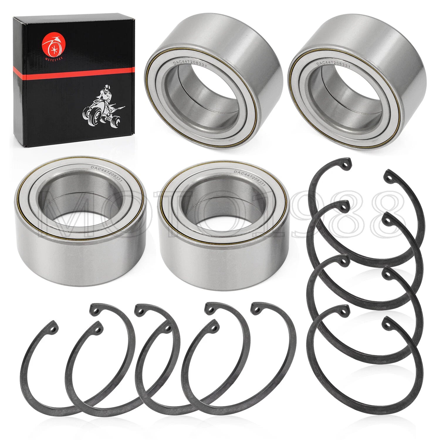 Front & Rear Wheel Bearings for Polaris General 1000 (2016–2022) 3515090 3514699