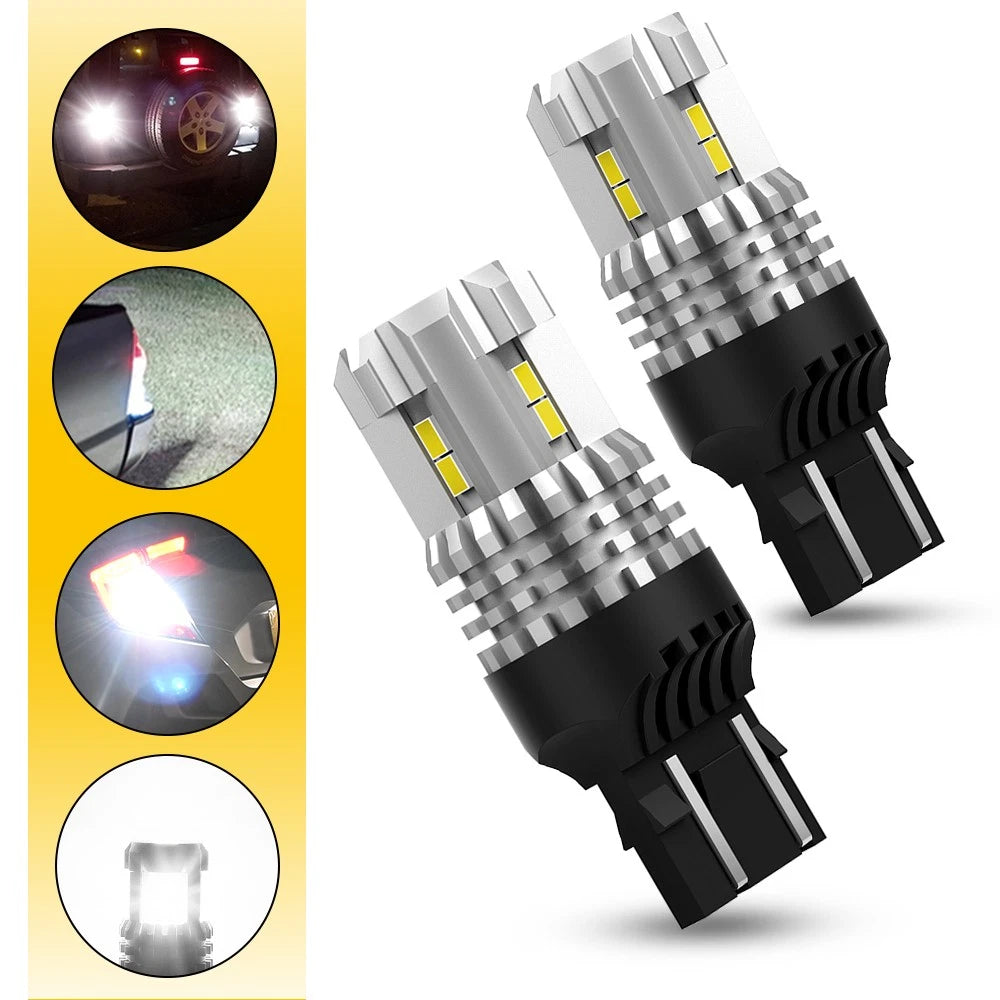 2X AUXITO 7443 LED Bulbs for Turn Signal Backup Reverse Light (W21W 7440 7441)