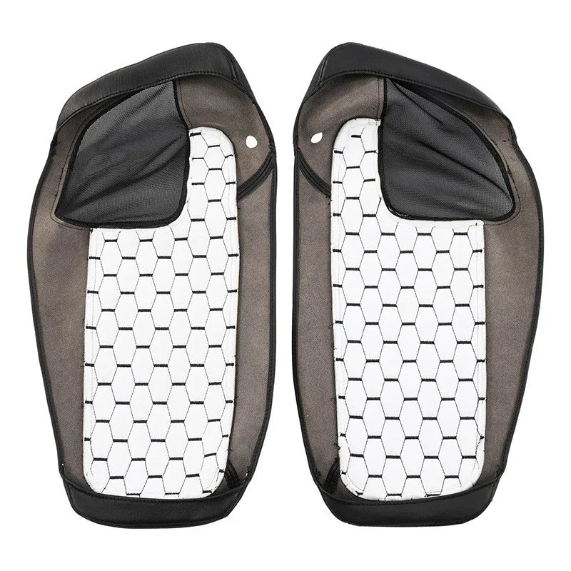 Saddlebag Lid Speaker Cutout Covers for Harley Road King Street Glide (14-23)