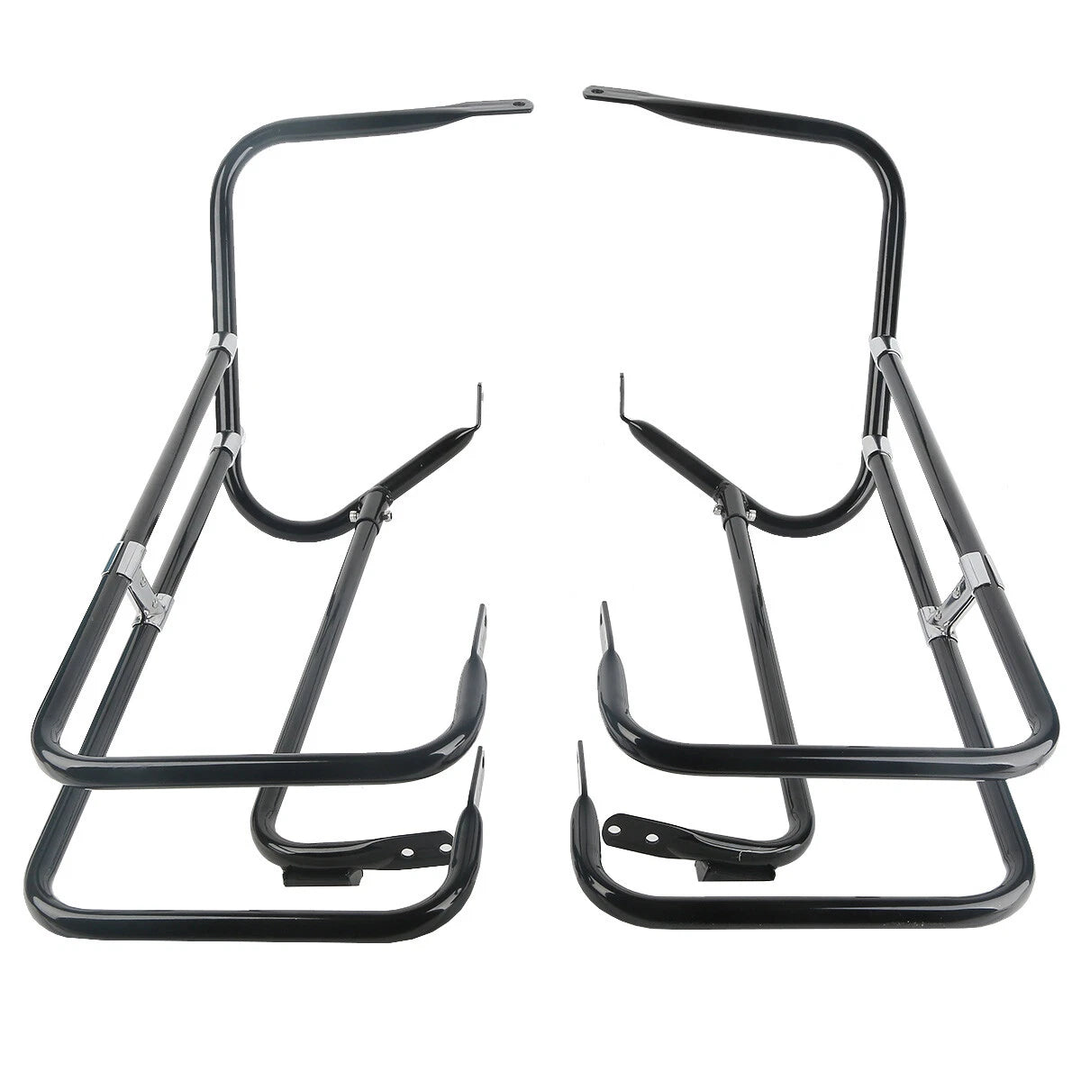 Saddlebag Guard Rail Mounts for Harley Street Glide FLHX (1997–2008)