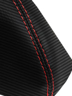 E Brake Boot Cover for Mazda 3 (2014–2016) Carbon Fiber Red Stitch