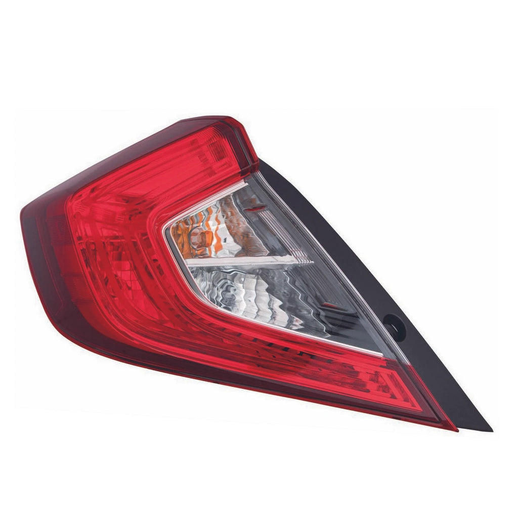 Replacement Driver Side Outer Tail Light Assembly for Honda Civic (2016–2021)