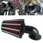 Black Air Filter Cleaner Intake Kit for Harley Sportster XL (2007-2012)