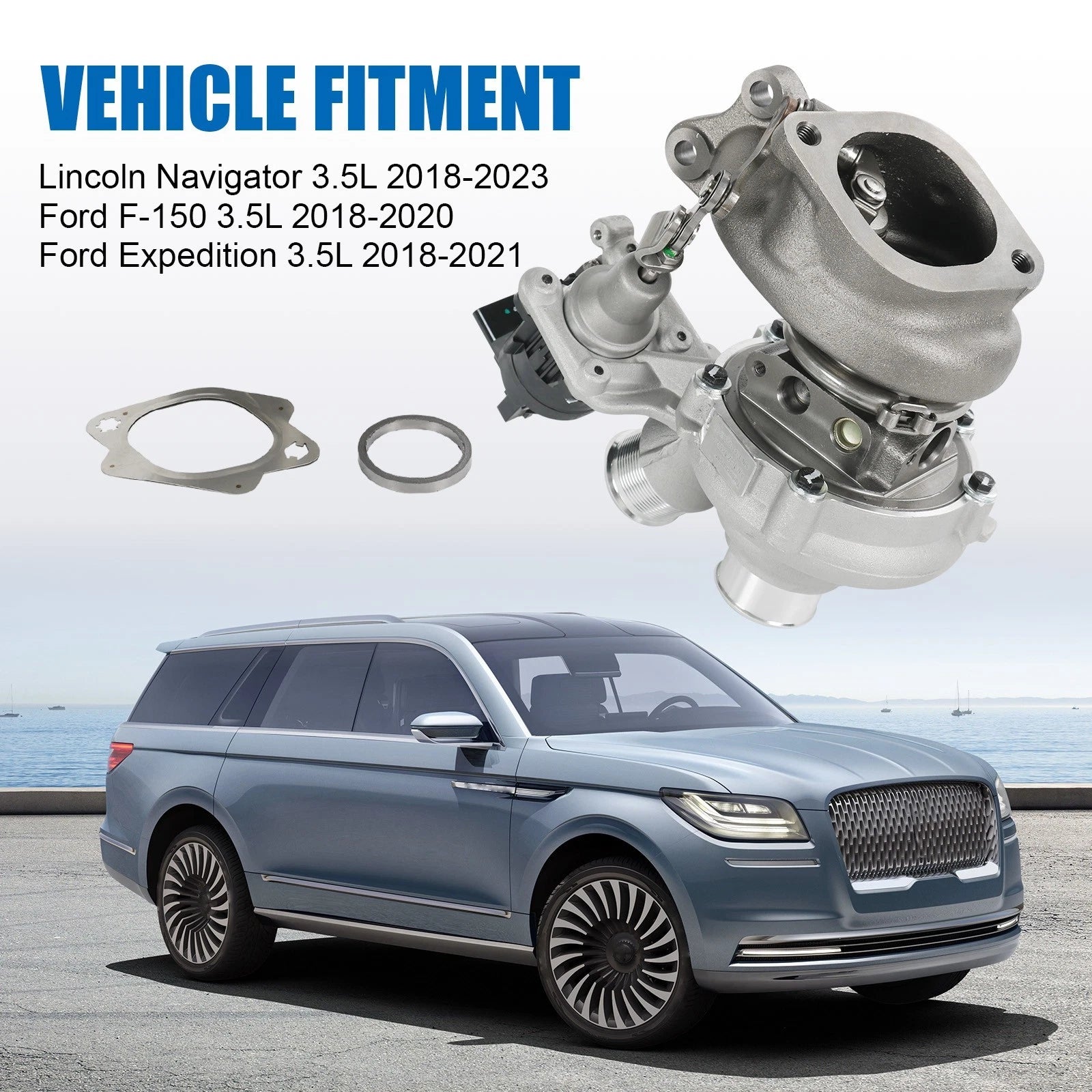 Pair Turbochargers for Ford F-150, Expedition, Navigator (2018–2020)