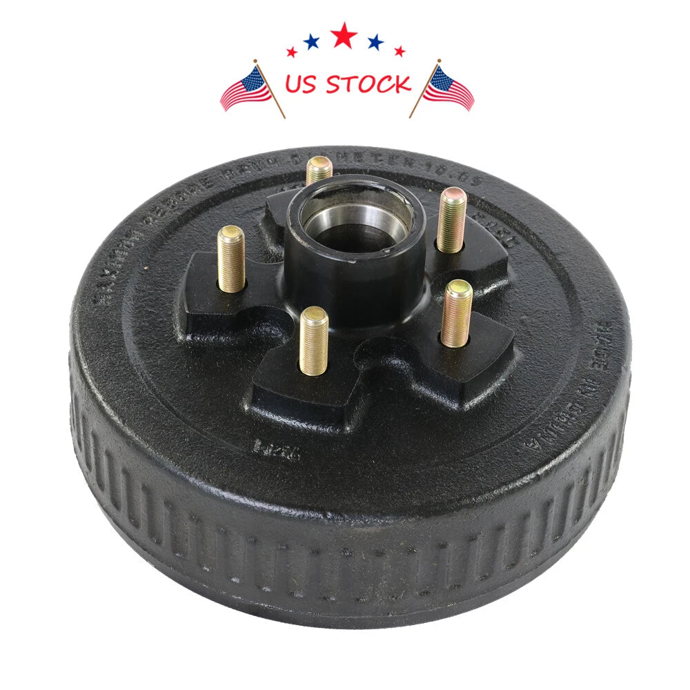 Electric Trailer Brake Hub Drums for 3500 lb Axle (5 on 5")