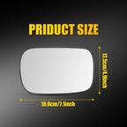 Heated Mirror Glass for Volvo XC60 (2010–2017) with Backing Plate