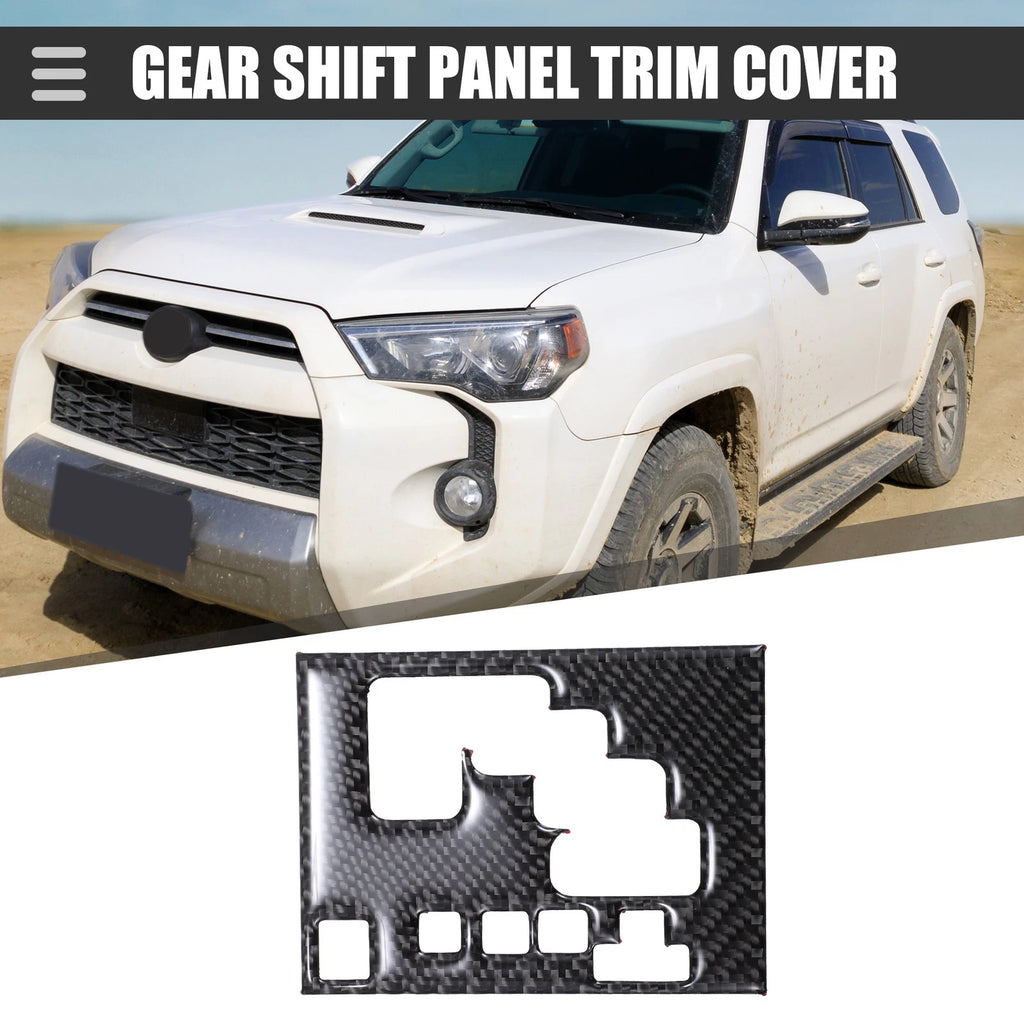 Auto Gear Shift Panel Trim Cover for Toyota (Carbon Fiber, Crystal Epoxy)