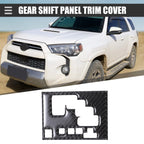 Auto Gear Shift Panel Trim Cover for Toyota (Carbon Fiber, Crystal Epoxy)