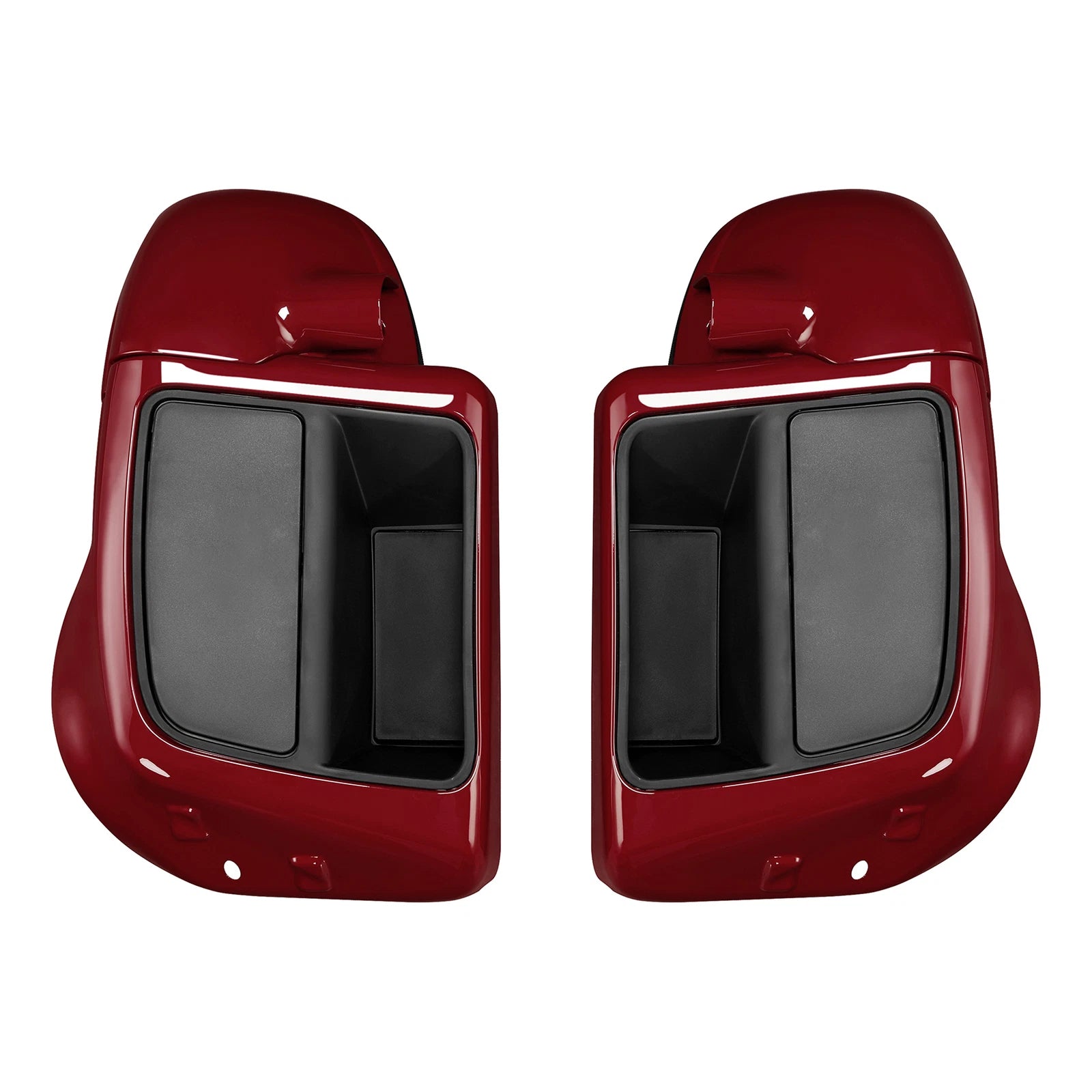 Lower Vented Leg Fairings for Harley Electra Glide Road Glide (2014–2025) Billiard Red