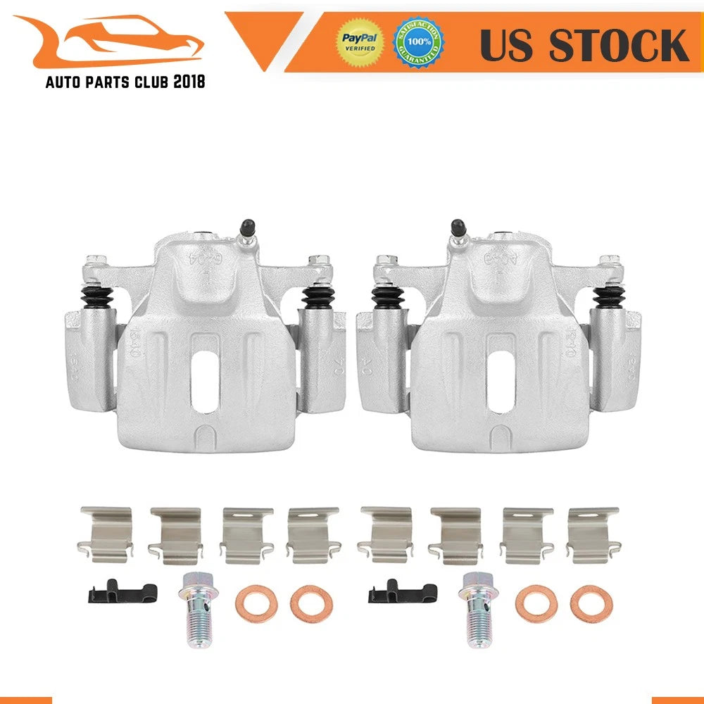 Brake Calipers w/ Bracket Pair for Toyota Highlander (2001–2007)
