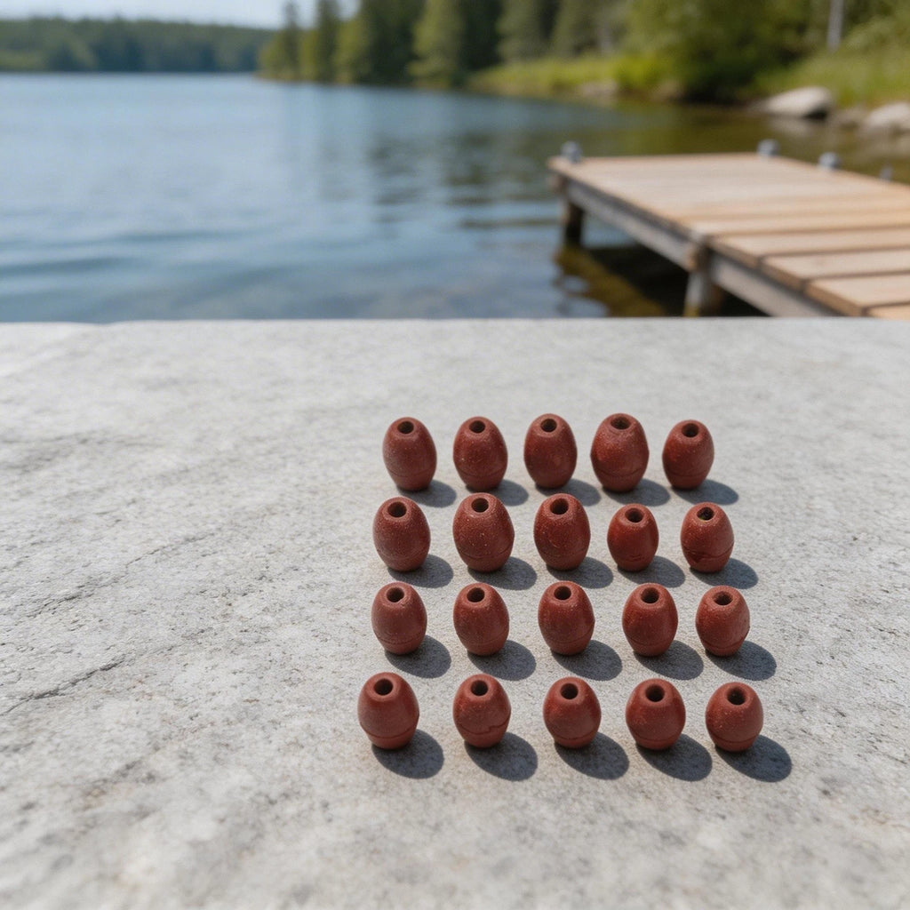 20X PVC Perforated Float Balls for Deep Water Fishing Net