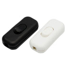 Double Pole Inline Cord Rocker Switch 6A for CE Certified Use