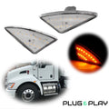 Clear Lens Front Turn Signal Lights for Kenworth T660 T170 T270 T370