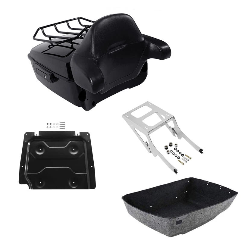 Trunk Backrest Rack Mount Plate for Harley Heritage Classic FLHC (2018–2023)