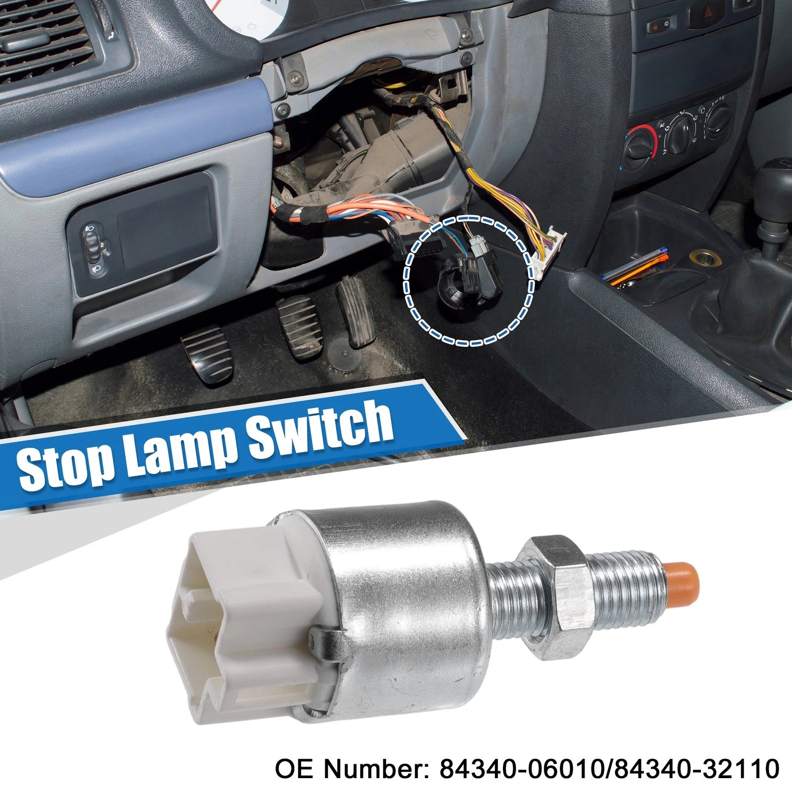 Brake Light Switch for Toyota Camry (1992–2006) No. 84340-06010