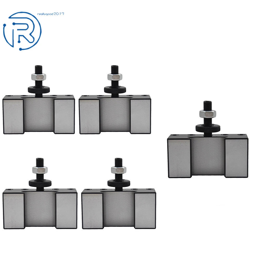 Set of 5 Quick Change Tool Post Holders for Lathe