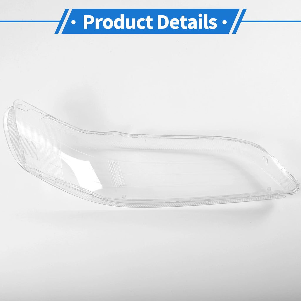 1 Pcs Headlight Lens Cover for Honda Accord (1998–2002) PC Clear