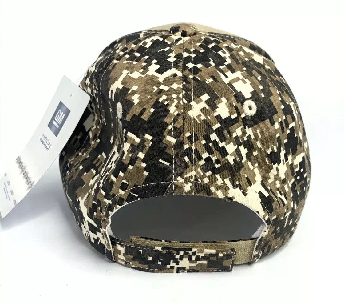 Digital Camo Hat Cap for Chevy Performance Black Bowtie Emblem Logo (One Size)