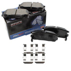 Set of 4 Akebono ProACT Rear Ceramic Disc Brake Pads for Chevy GMC Saturn Pontiac Suzuki