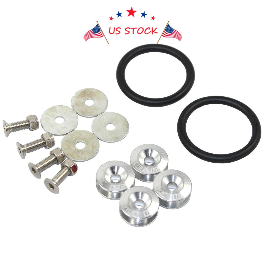 Quick Release Bumper Fastener Kit for Universal Cars (Aluminum)