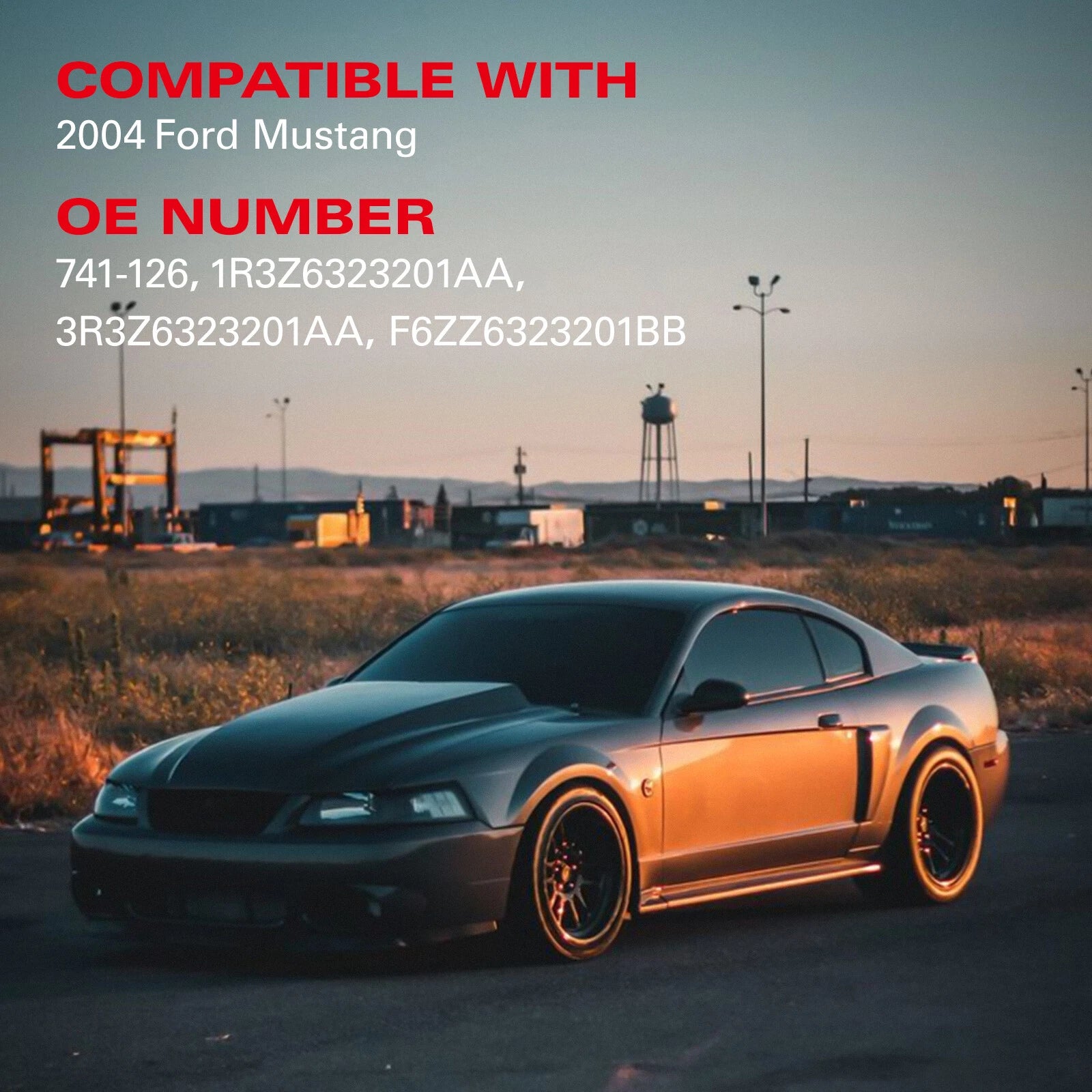 Power Window Regulator with Motor for Ford Mustang (1994–2004) Front Left