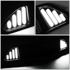 Antenna LED DRL Tube Upper Bumper Grille for Ford Mustang (2018–2020)