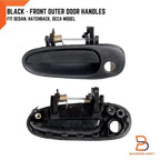 Black Front Outer Door Handles  for Toyota Corolla AE100 AE101 AE102 (92-98)